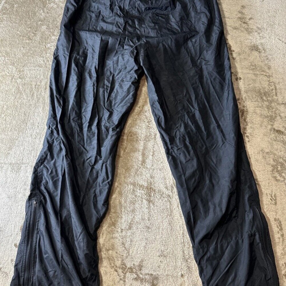 Ski Pants Sport Essentials Size Medium Black Layered Zip Ankle Snow Unisex